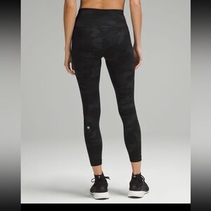 Lululemon Athletica Black Camo Leggings